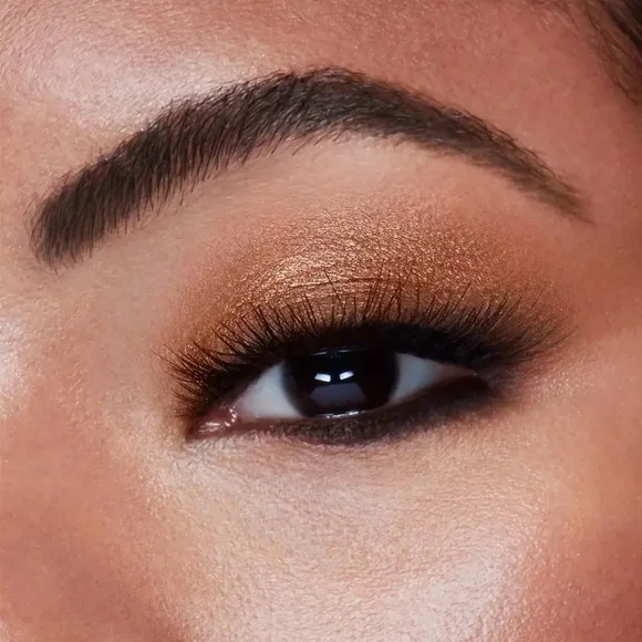 NIB STILA Shimmer & Glow Liquid Eyeshadow Color Courageous Shimmering Bronze $25 - Picture 3 of 4